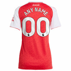 Arsenal Women's 2025/26 Home Replica Custom Jersey on sale - Red 