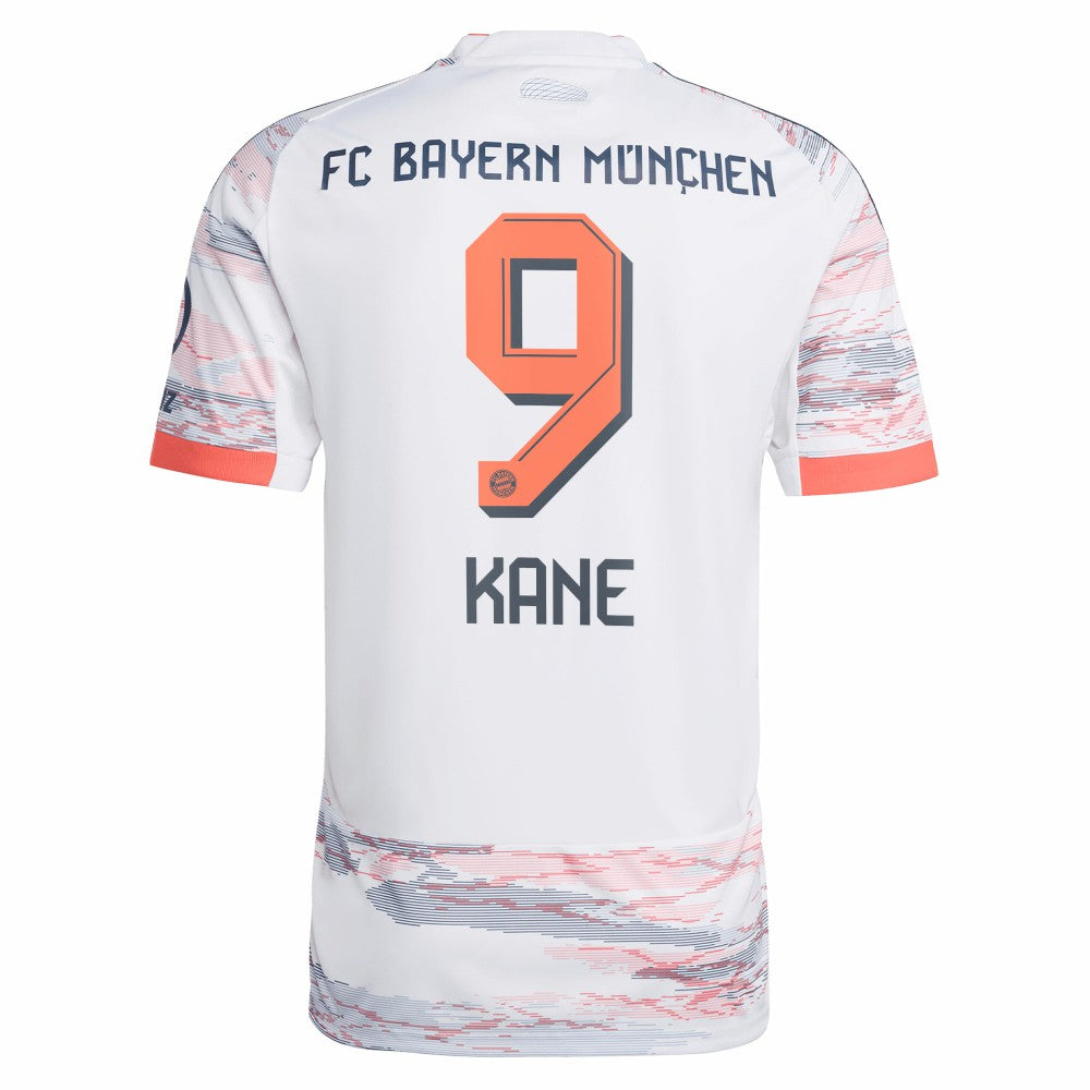Harry Kane Bayern Munich 2025/26 Away Replica Player Jersey on sale - White 