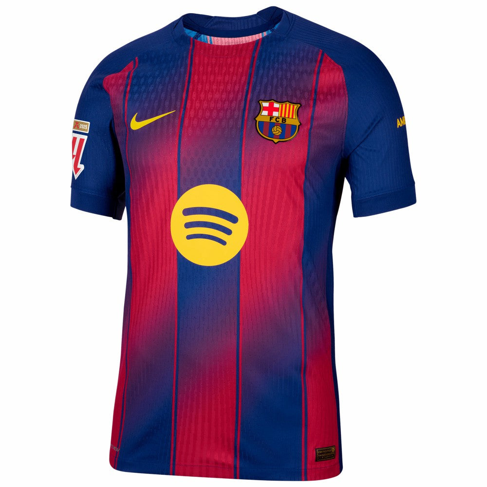 Barcelona 2025/26 Home Jersey with Patch on sale - Navy 