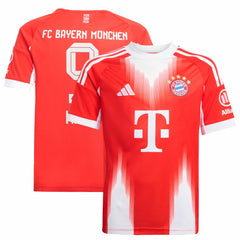 Harry Kane Bayern Munich Youth 2025/26 Home Replica Jersey on sale - Red 