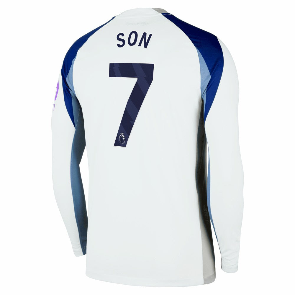 Son Heung-Min Tottenham Hotspur 2025/26 Home Replica Long Sleeve Jersey Sale - White 