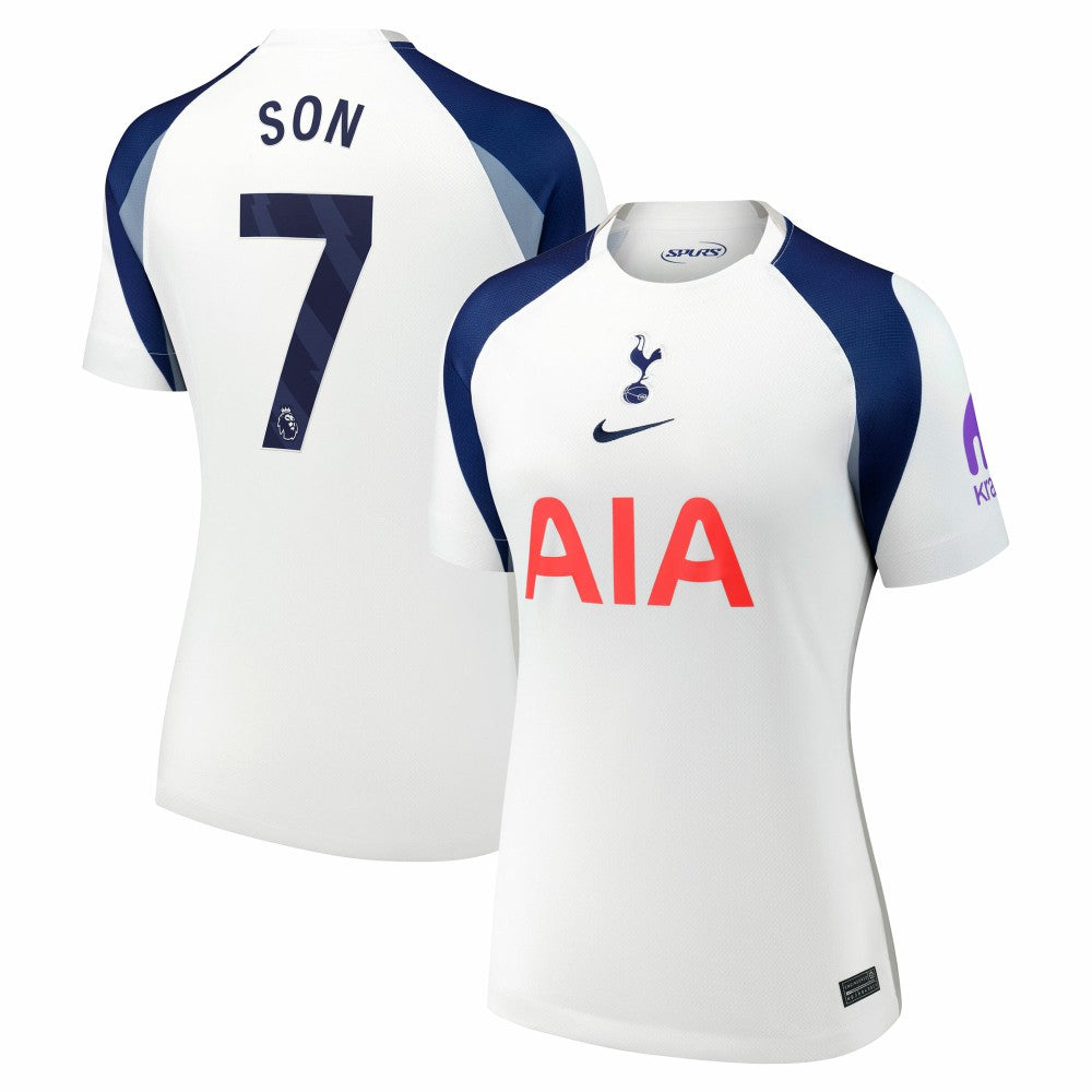 Son Heung-Min Tottenham Hotspur Women's 2025/26 Home Replica Jersey Sale - White 