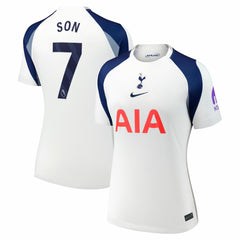 Son Heung-Min Tottenham Hotspur Women's 2025/26 Home Replica Jersey Sale - White 