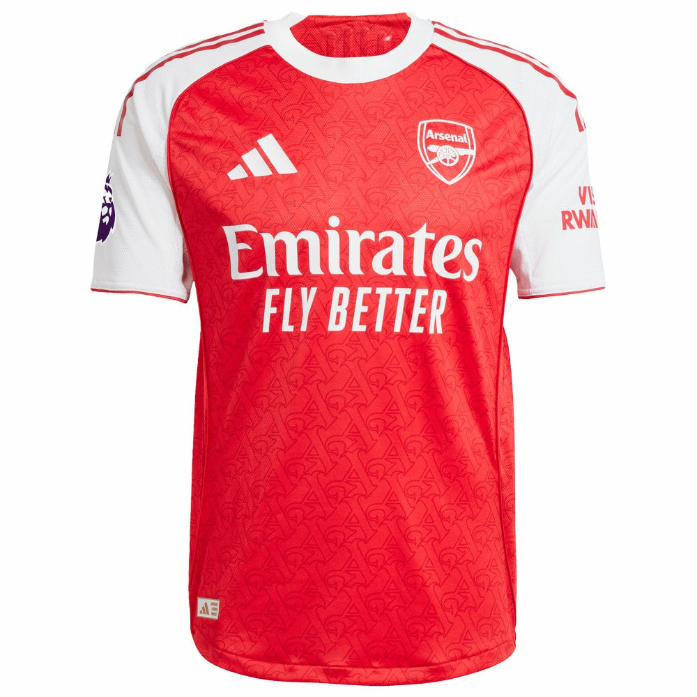 William Saliba Arsenal 2025/26 Home Player Jersey on sale - Red 