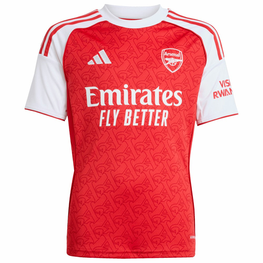 Bukayo Saka Arsenal Youth 2025/26 Home Replica Player Jersey on sale - Red 