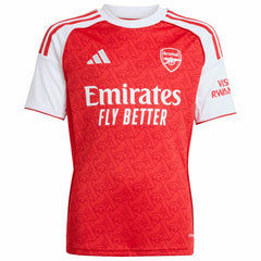 Bukayo Saka Arsenal Youth 2025/26 Home Replica Player Jersey on sale - Red 