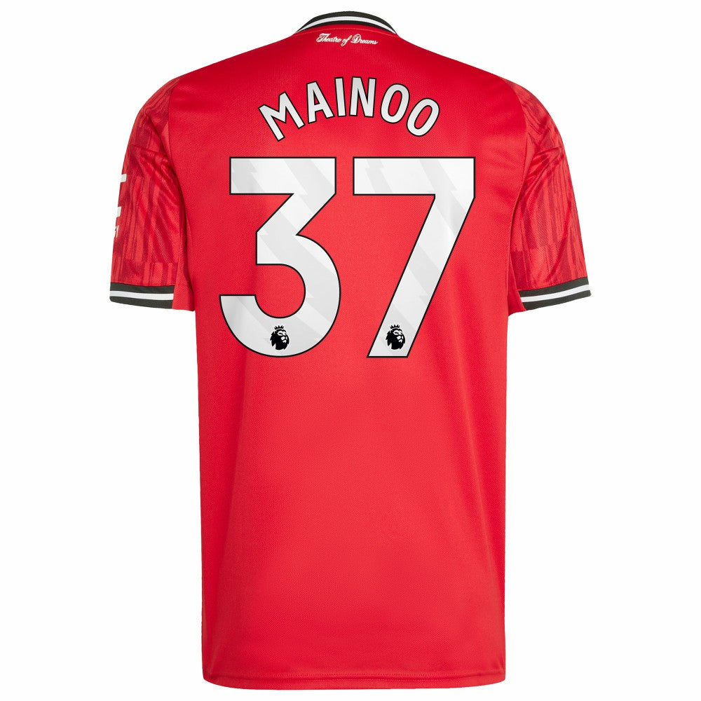 Kobbie Mainoo Manchester United Home 2025/26 Replica Player Jersey Discount - Red 