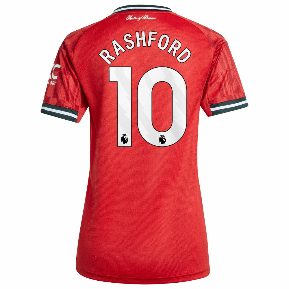 Marcus Rashford Manchester United Women's Home 2025/26 Replica Player Jersey Discount - Red 