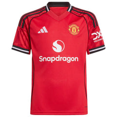 Kobbie Mainoo Manchester United Youth Home 2025/26 Replica Player Jersey Discount - Red 