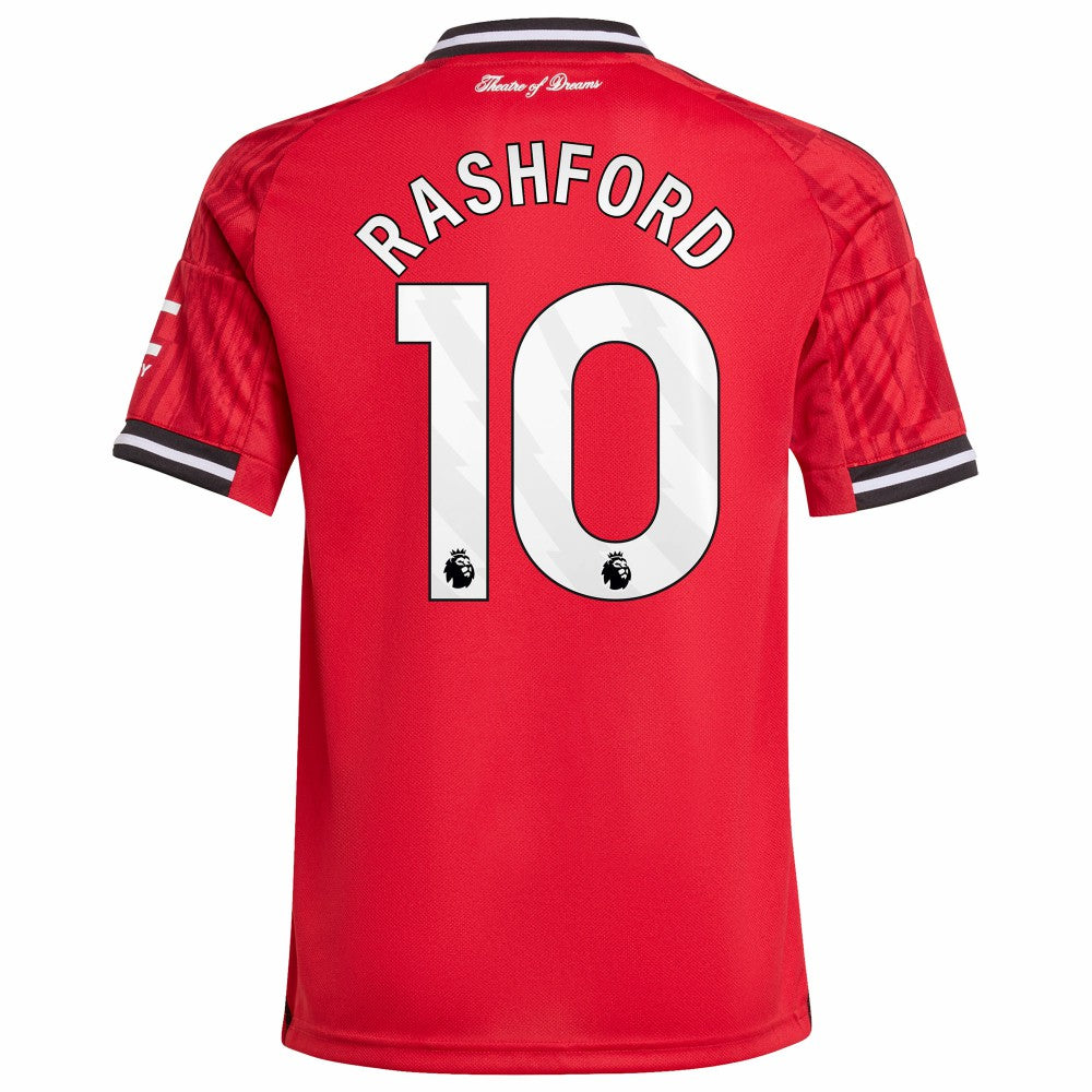 Marcus Rashford Manchester United Youth Home 2025/26 Replica Player Jersey Discount - Red 