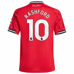 Marcus Rashford Manchester United Youth Home 2025/26 Replica Player Jersey Discount - Red 