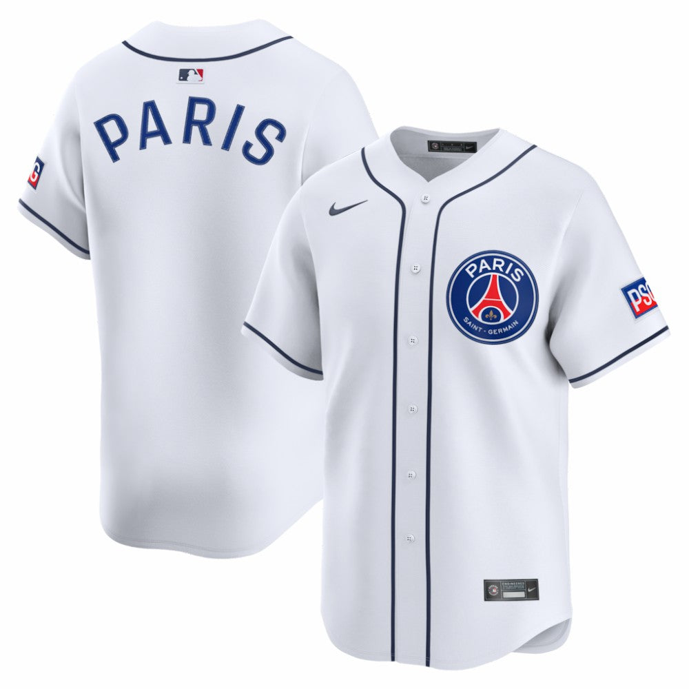 Paris Saint-Germain 2025 Soccer x MLB Limited Jersey on sale - White 