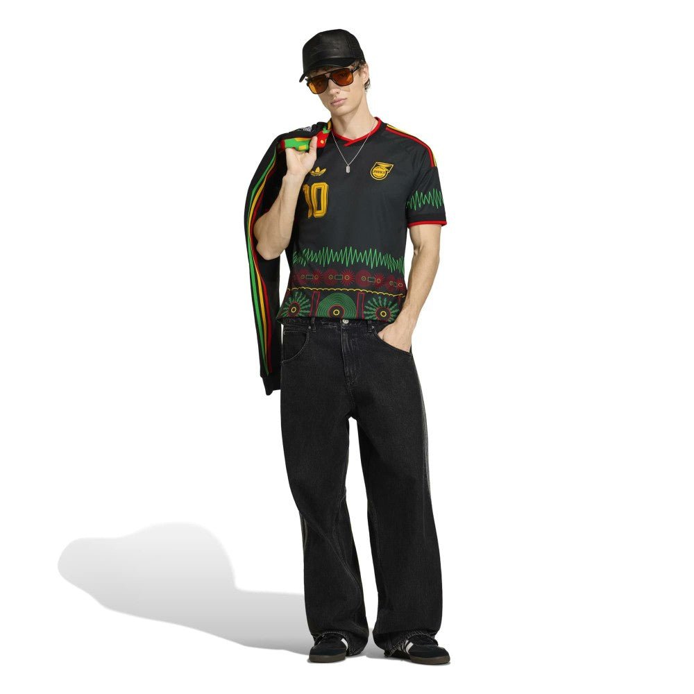 Bob Marley Jamaica National Team 2026 Away Replica Jersey for sale - Black 