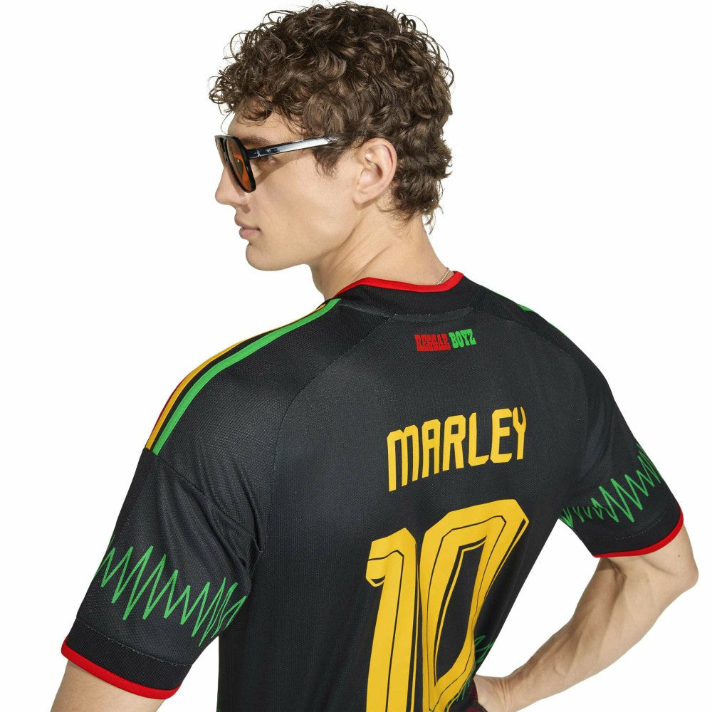 Bob Marley Jamaica National Team 2026 Away Replica Jersey for sale - Black 