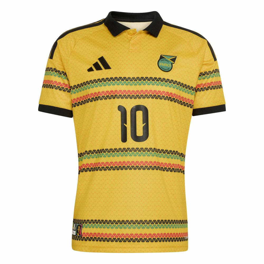 Bob Marley Jamaica National Team 2026 Home Replica Jersey for sale - Yellow 
