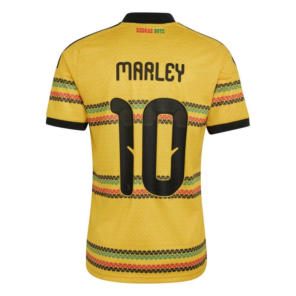 Bob Marley Jamaica National Team 2026 Home Replica Jersey for sale - Yellow 