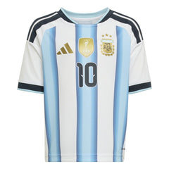 Lionel Messi Argentina National Team Toddler FIFA x World Cup 2026 Home Replica Kit for sale - White 