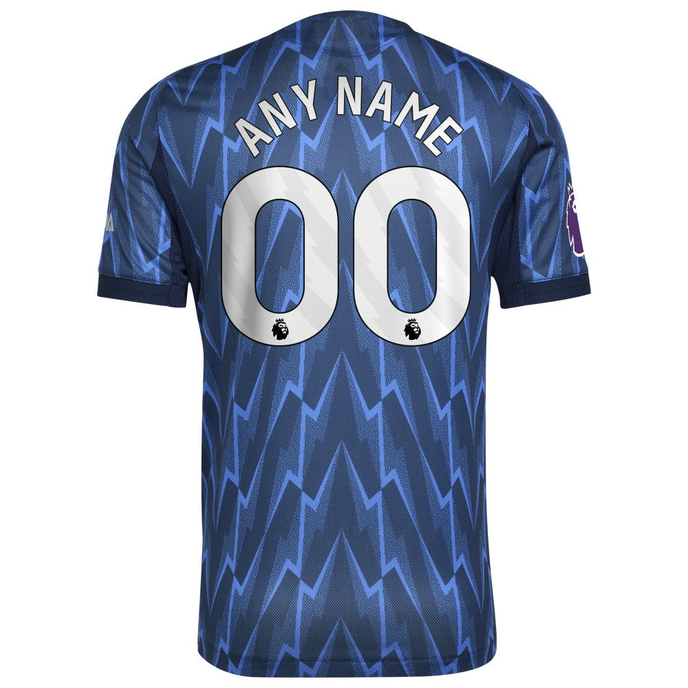 Arsenal 2025/26 Away Custom Jersey on sale - Blue 