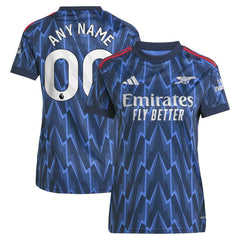 Arsenal Women's 2025/26 Away Replica Custom Jersey on sale - Blue 