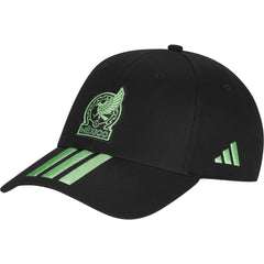 Mexico National Team Unisex FIFA x World Cup 2026 3 Stripes Baseball Adjustable Hat for sale - Black 
