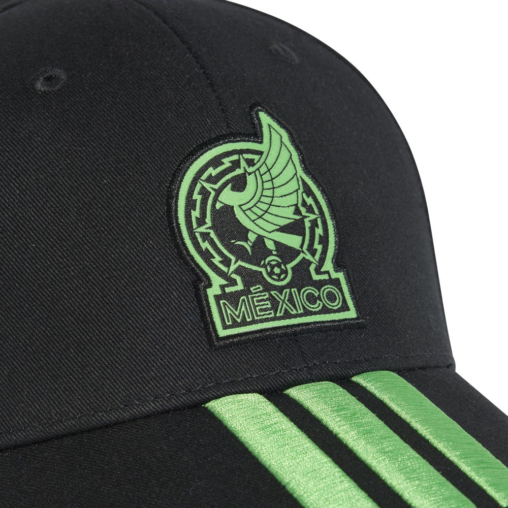 Mexico National Team Unisex FIFA x World Cup 2026 3 Stripes Baseball Adjustable Hat for sale - Black 