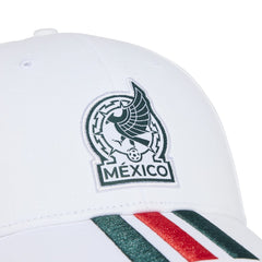 Mexico National Team Unisex FIFA x World Cup 2026 3 Stripes Baseball Adjustable Hat for sale - White 