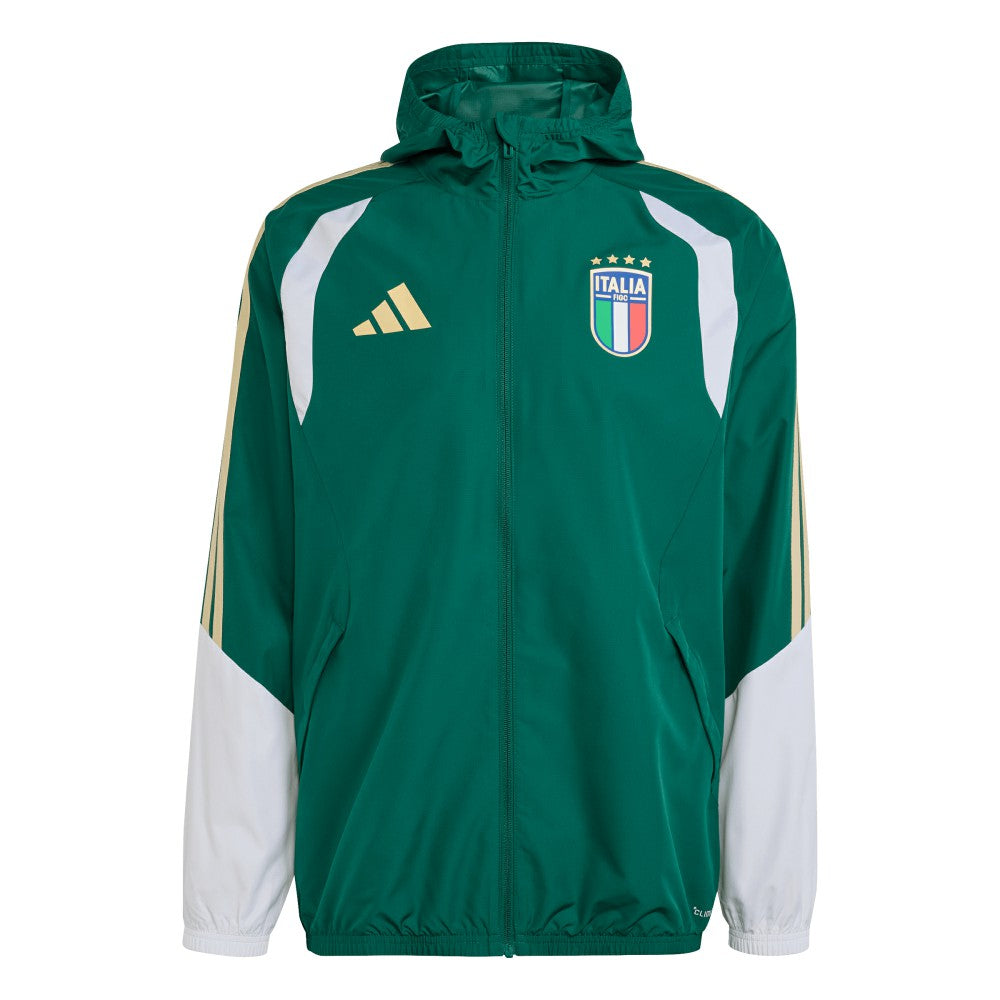 Italy National Team FIFA x World Cup 2026 Tiro All Weather Full-Zip Jacket for sale - Green 