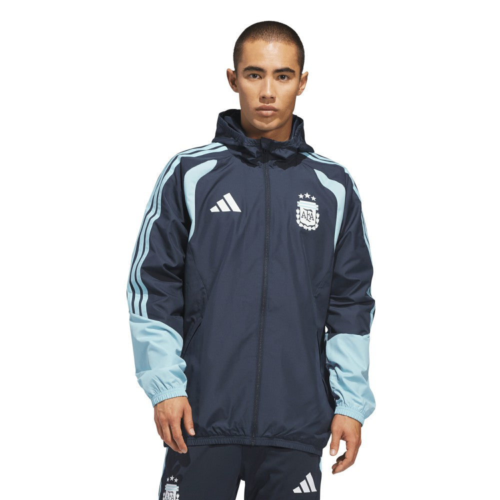 Argentina National Team FIFA x World Cup 2026 Tiro All Weather Full-Zip Jacket for sale - Navy 