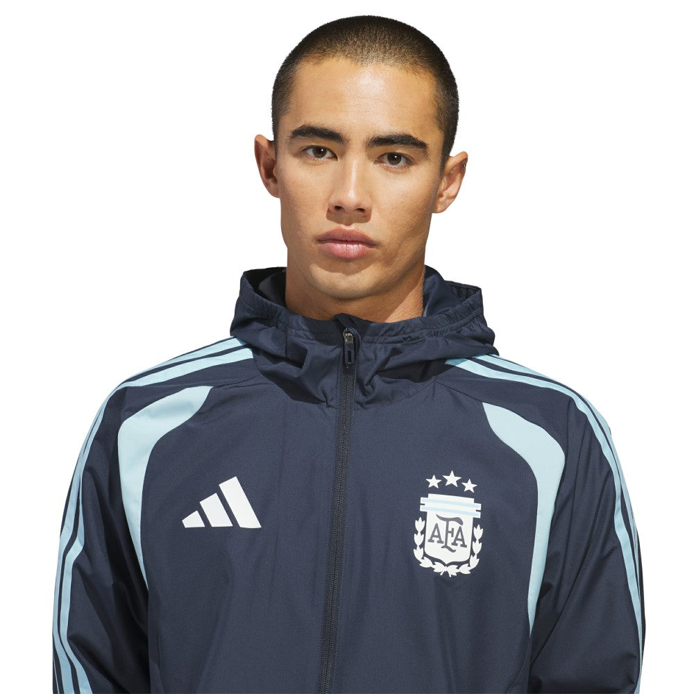 Argentina National Team FIFA x World Cup 2026 Tiro All Weather Full-Zip Jacket for sale - Navy 
