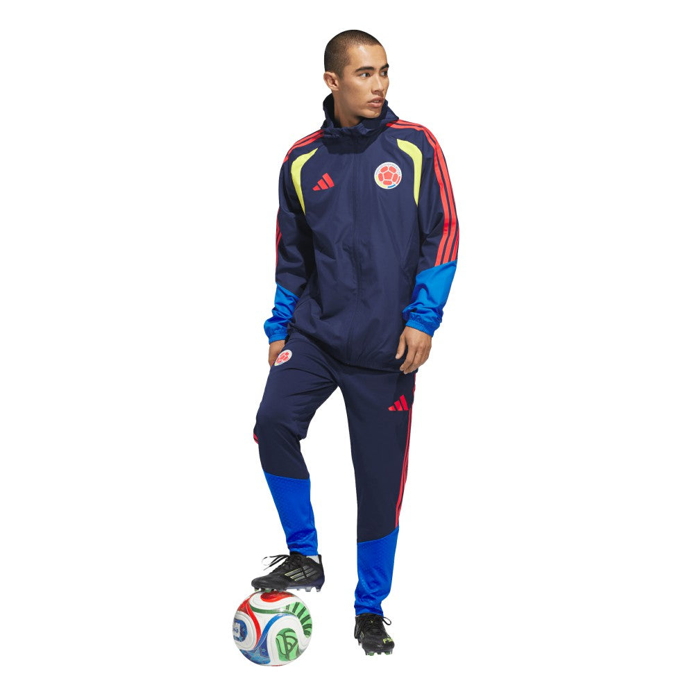 Colombia National Team FIFA x World Cup 2026 Tiro All Weather Full-Zip Jacket for sale - Navy 
