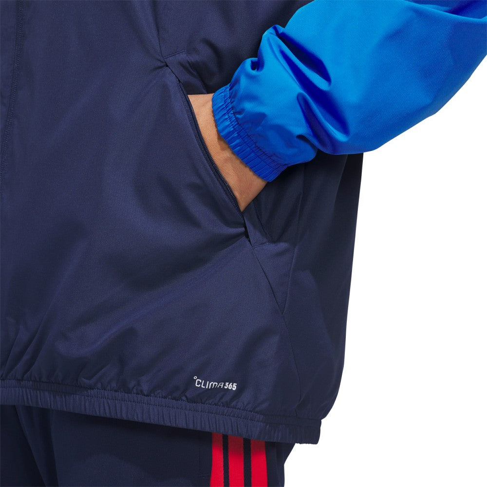 Colombia National Team FIFA x World Cup 2026 Tiro All Weather Full-Zip Jacket for sale - Navy 
