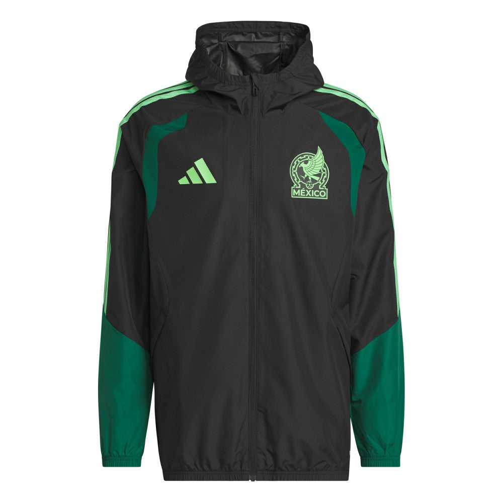 Mexico National Team FIFA x World Cup 2026 Tiro All Weather Full-Zip Jacket for sale - Black 