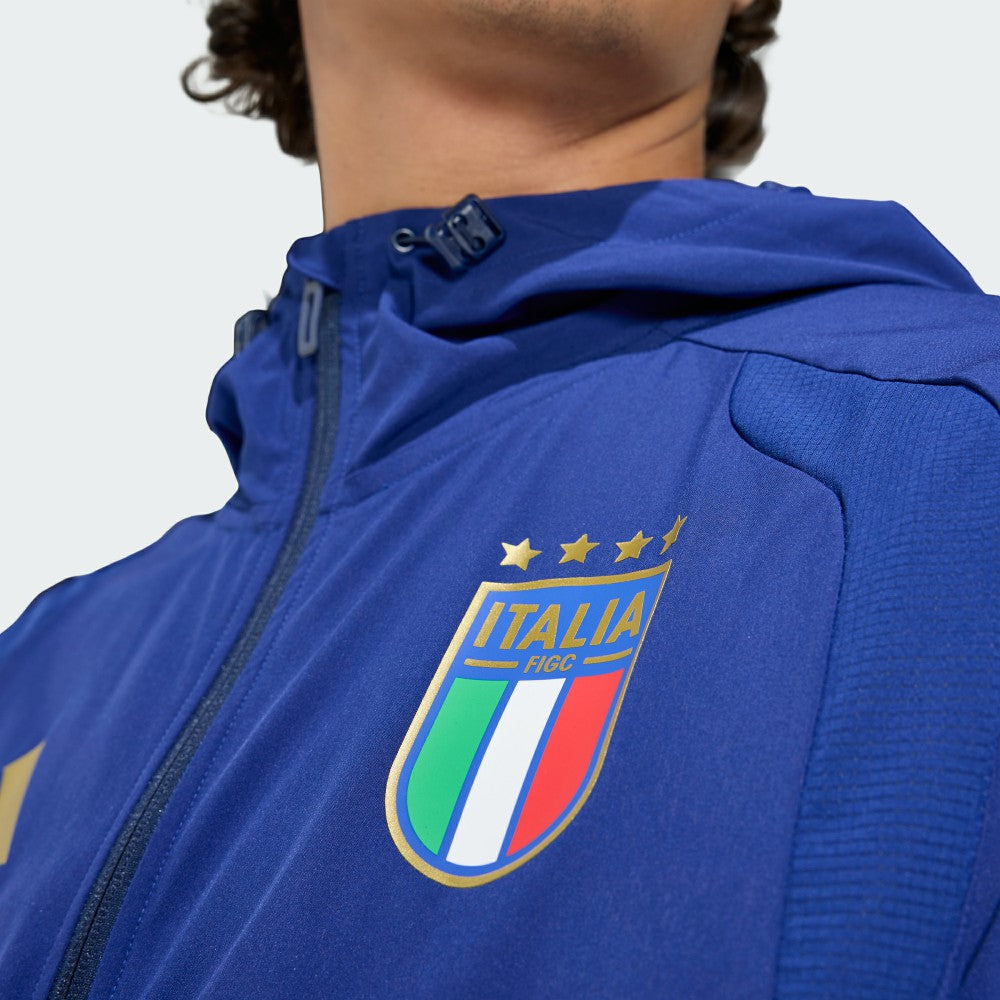 Italy National Team FIFA x World Cup 2026 Full-Zip Travel Windbreaker Jacket for sale - Blue 