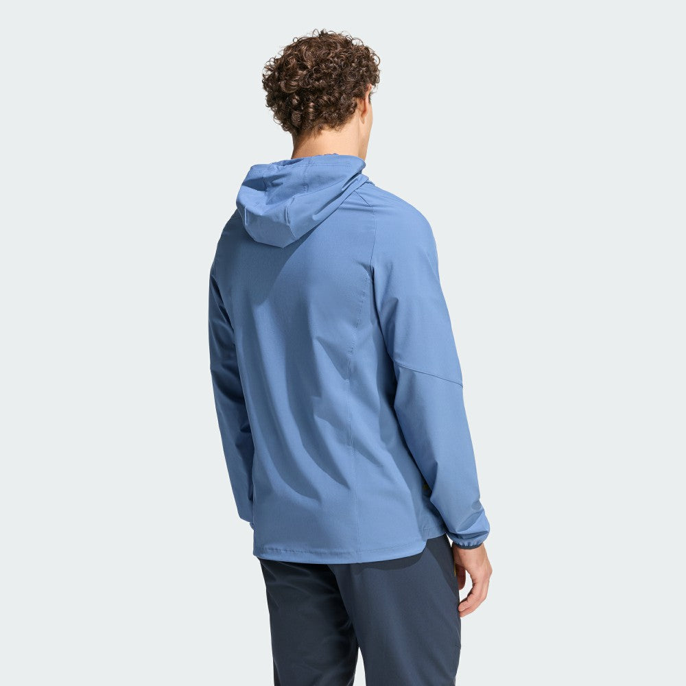 Argentina National Team FIFA x World Cup Tiro Travel Raglan Full-Zip Windbreaker Hoodie for sale - Blue 