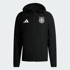 Germany National Team FIFA x World Cup 2026 Tiro Travel Raglan Full-Zip Windbreaker Hoodie for sale - Black 