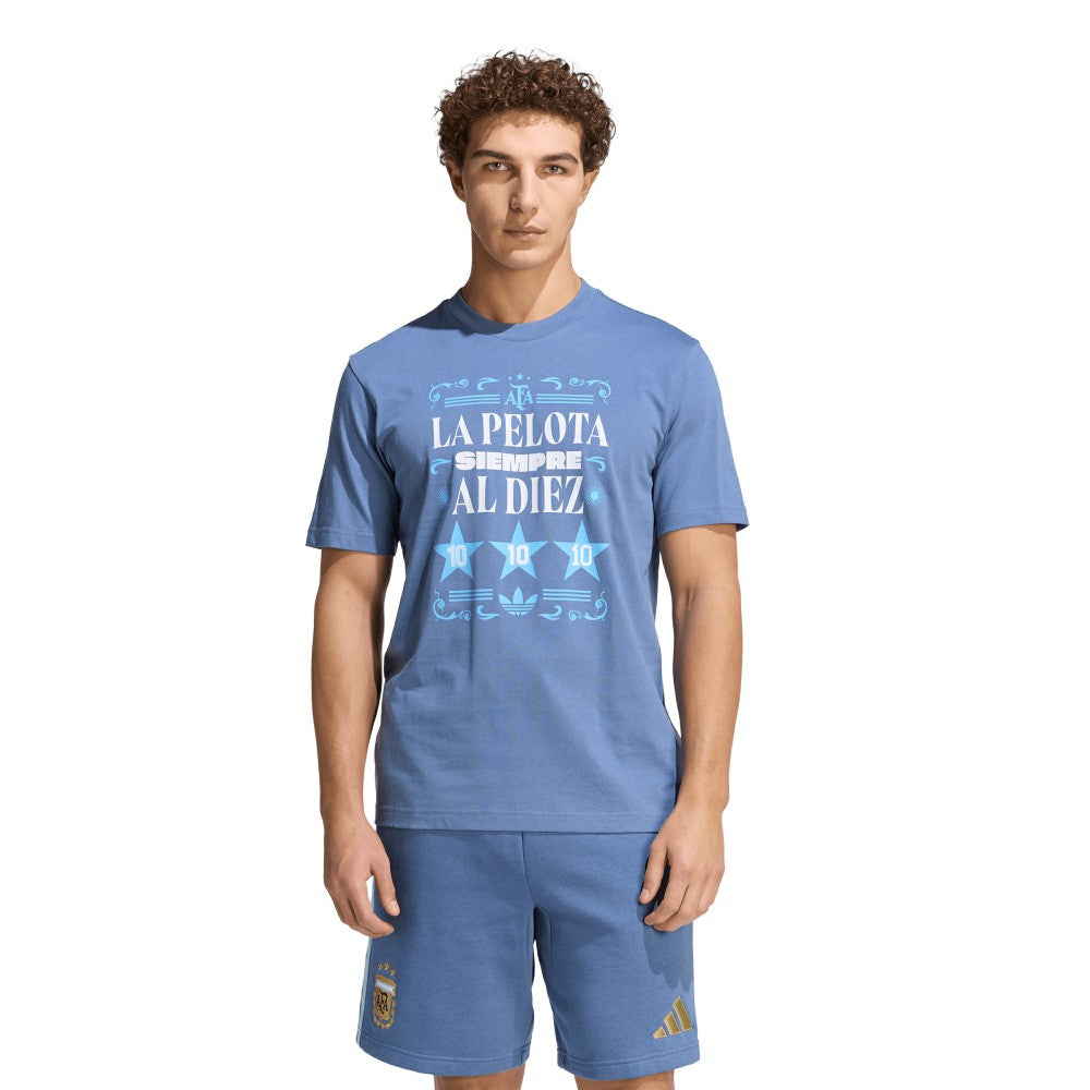 Argentina National Team FIFA x World Cup 2022 Winners Amply T-Shirt for sale - Blue 