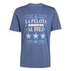 Argentina National Team FIFA x World Cup 2022 Winners Amply T-Shirt for sale - Blue 