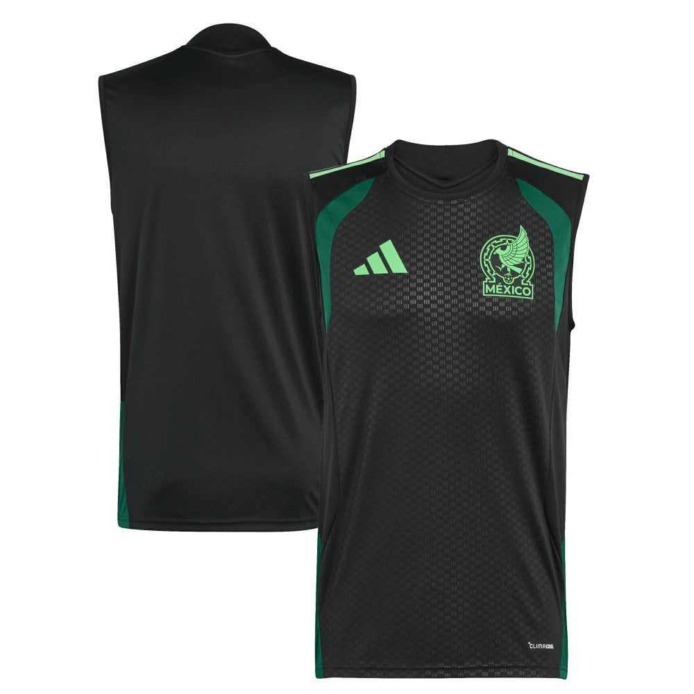 Mexico National Team FIFA x World Cup 2026 Sleeveless Training Jersey for sale - Black 