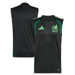 Mexico National Team FIFA x World Cup 2026 Sleeveless Training Jersey for sale - Black 