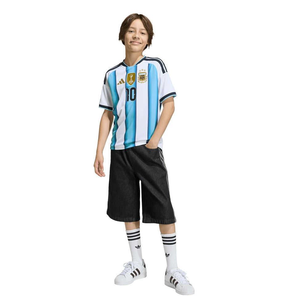 Lionel Messi Argentina National Team Youth FIFA x World Cup 2026 Home Replica Jersey for sale - White 