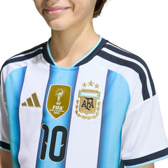 Lionel Messi Argentina National Team Youth FIFA x World Cup 2026 Home Replica Jersey for sale - White 