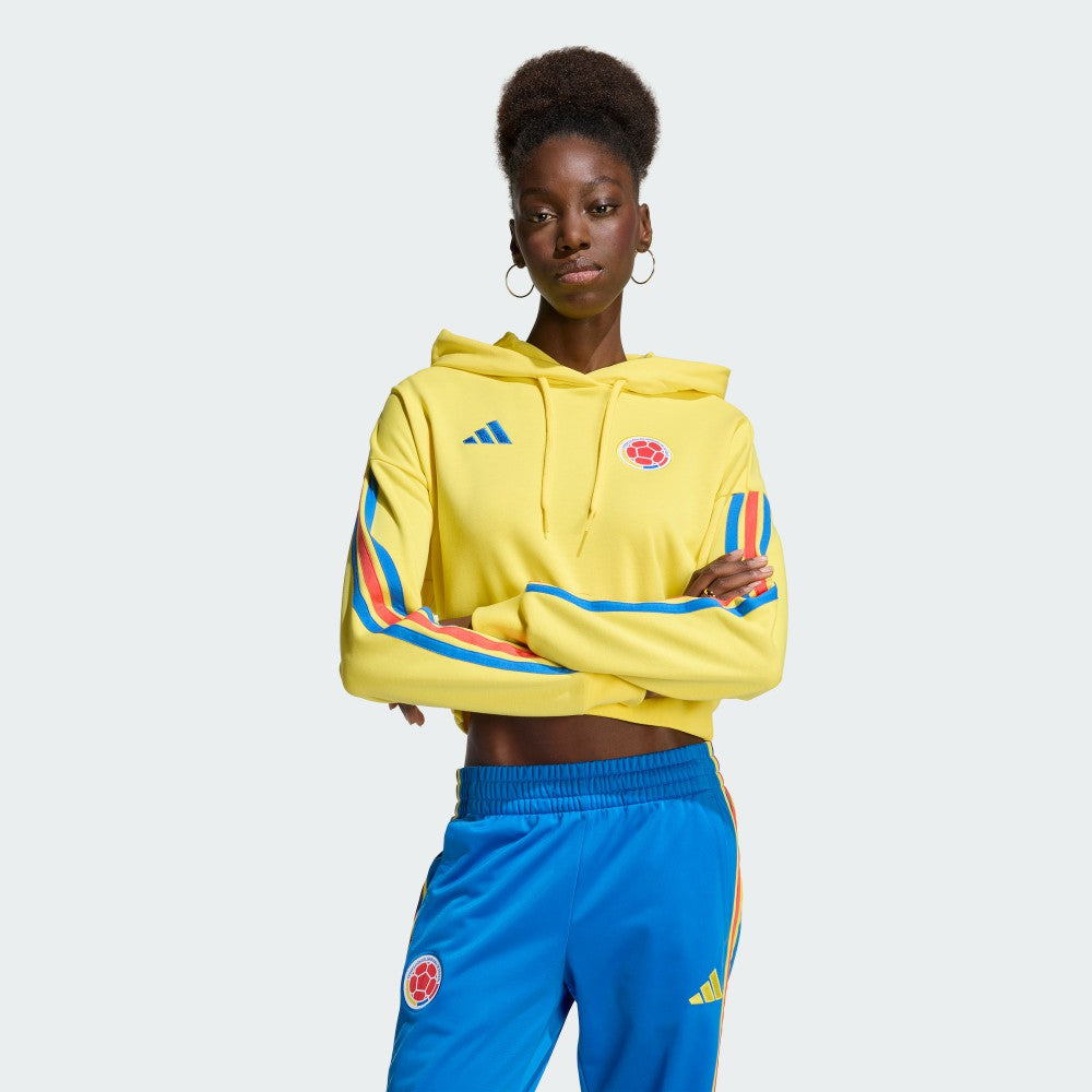 Colombia National Team Women's FIFA x World Cup Alphaskin Cropped Hoodie for sale - Yellow 