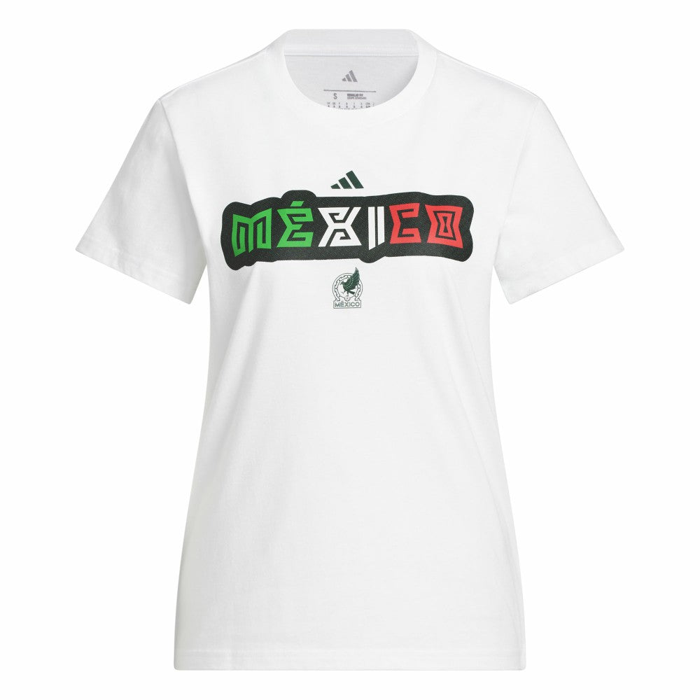 Mexico National Team Women's Jersey Hook T-Shirt for sale - White 