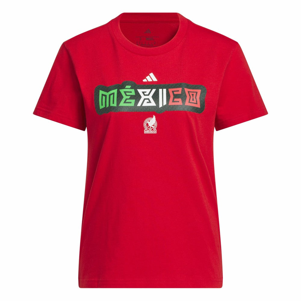 Mexico National Team Women's Jersey Hook T-Shirt for sale - Red 