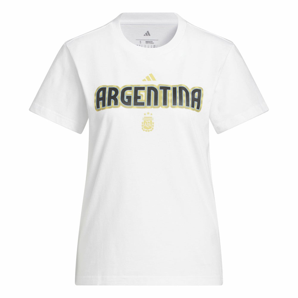 Argentina National Team Women's Jersey Hook T-Shirt for sale - White 