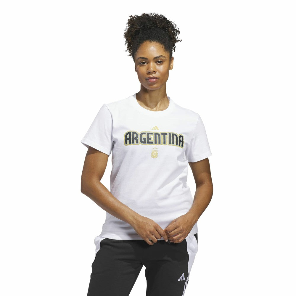 Argentina National Team Women's Jersey Hook T-Shirt for sale - White 