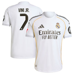 Vini Jr. Real Madrid 2025/26 Home Jersey Discount - White 