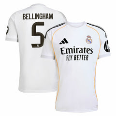 Jude Bellingham Real Madrid 2025/26 Home Replica Jersey Discount - White 