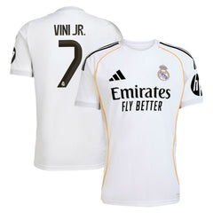 Vini Jr. Real Madrid 2025/26 Home Replica Jersey Discount - White 