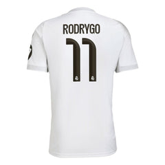Rodrygo Real Madrid 2025/26 Home Replica Jersey Discount - White 